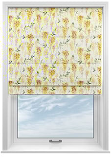 Wisteria Silk, Summer - Motorised Roman Blind